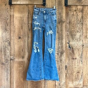 American Eagle Super High Rise Flare